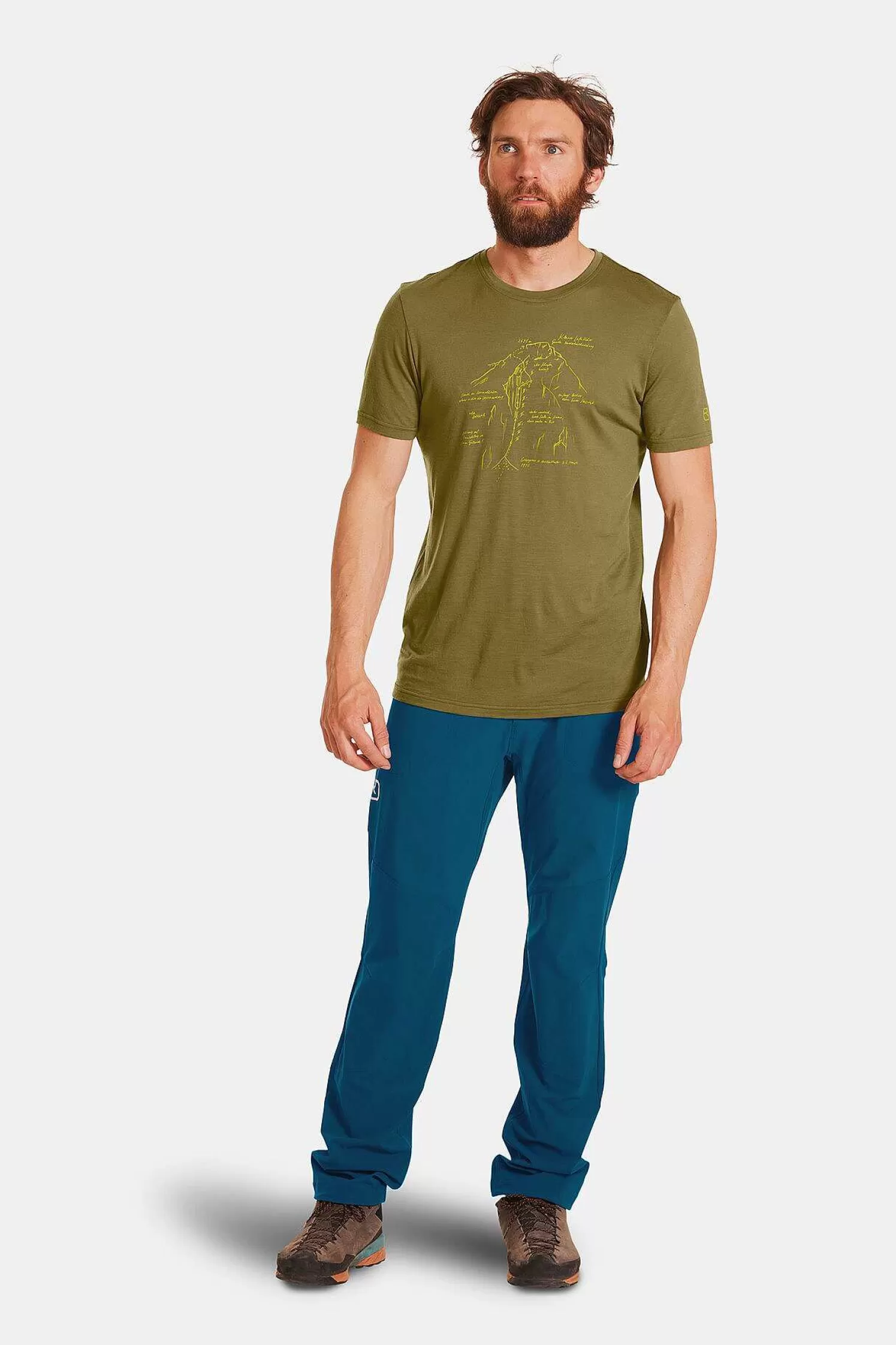 T-Shirts & Longsleeves>ORTOVOX 120 Tec Lafatscher Topo Ts